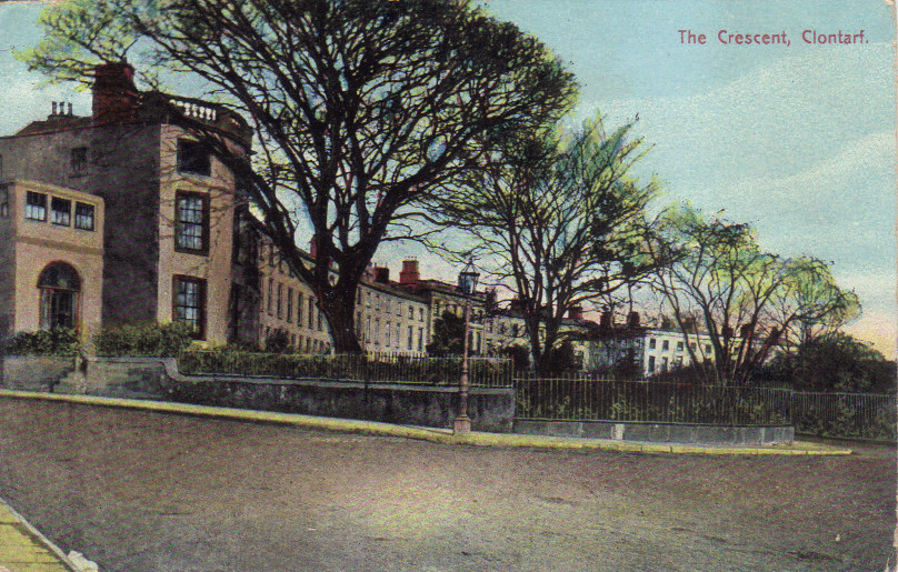 Postcard showing the Crescent in Clontarf c.1912